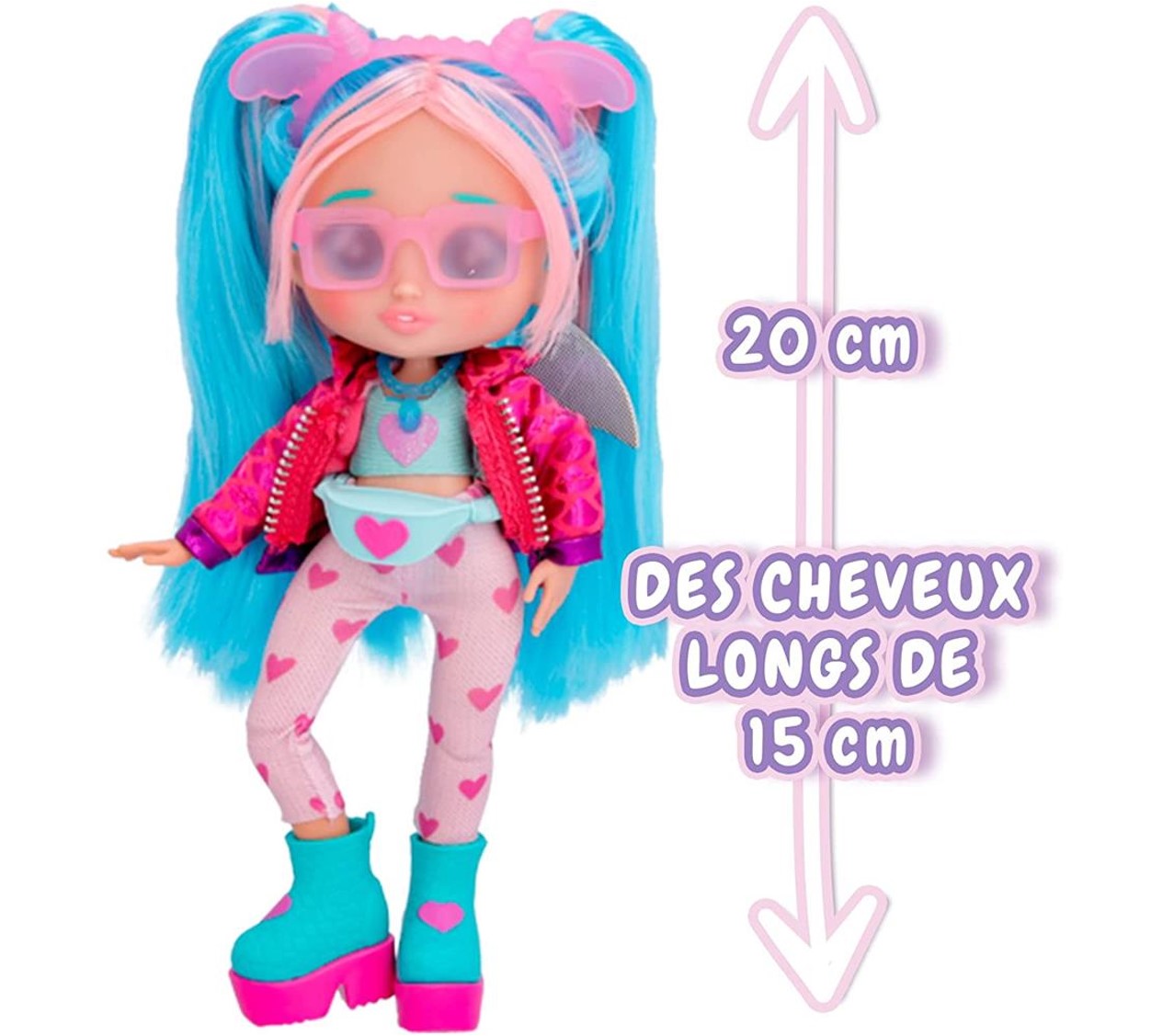 Foto 6 pulgar | Muñeca Bruny 9 Sorpresas Cry Babies Bff  Serie 2 color Azul
