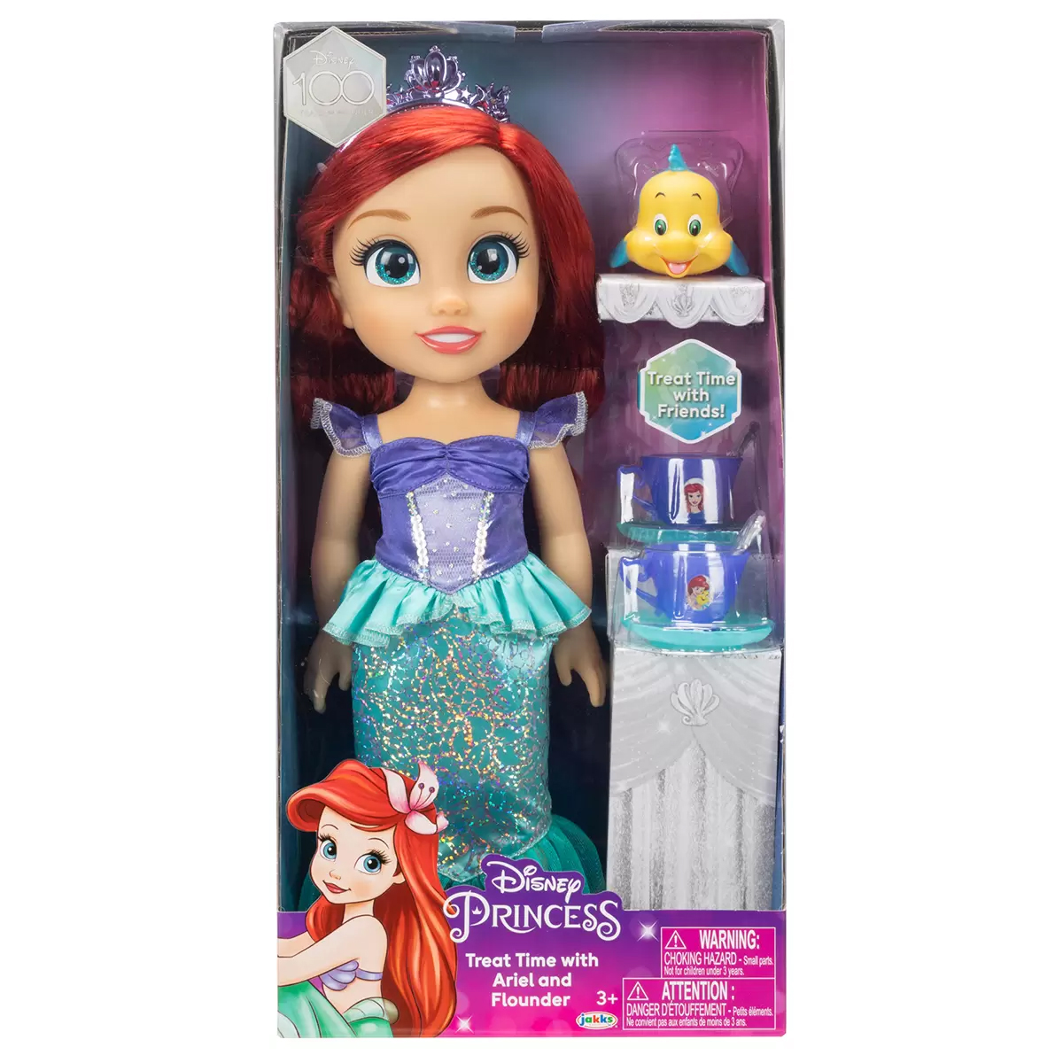 Foto 2 pulgar | Muñeca Princesa Disney Ariel con Accesorios