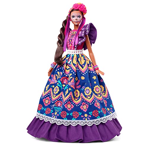 Foto 2 pulgar | Muñeca Barbie 2022 Día de Muertos con Vestido Tradicional - Venta Internacional