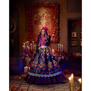 Foto 3 | Muñeca Barbie 2022 Día de Muertos con Vestido Tradicional - Venta Internacional