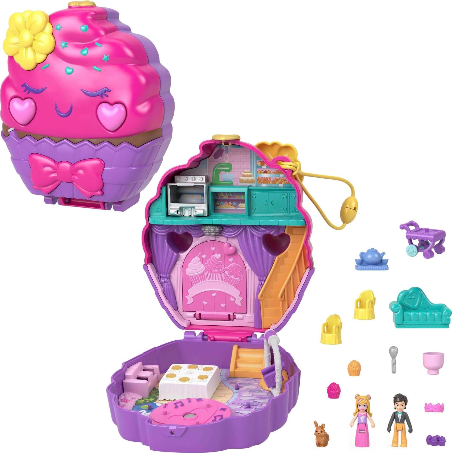 Venta Internacional-Polly Pocket Cupcake con Accesorios