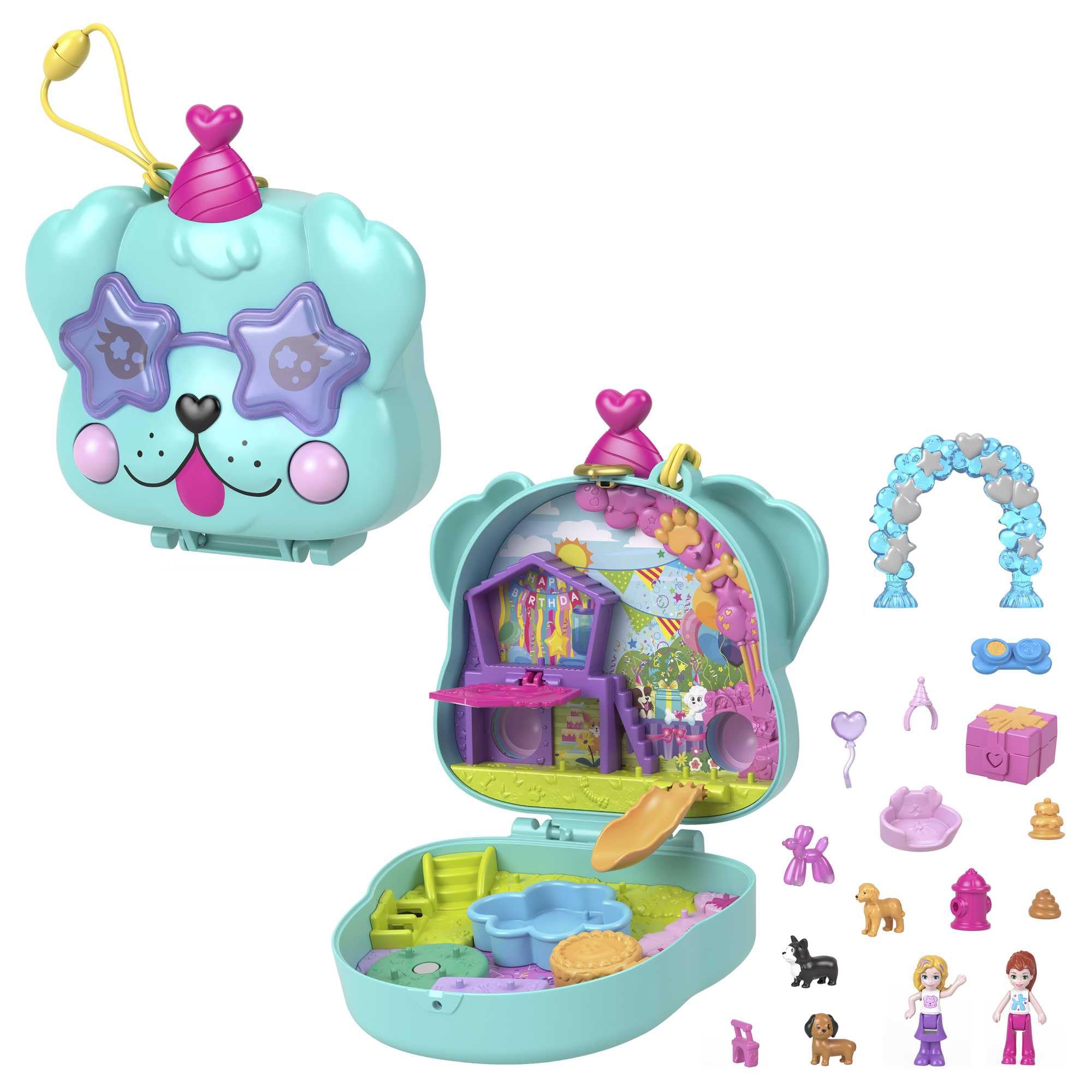 Venta Internacional-Polly Pocket Fiesta de Cumpleaños con Accesorios