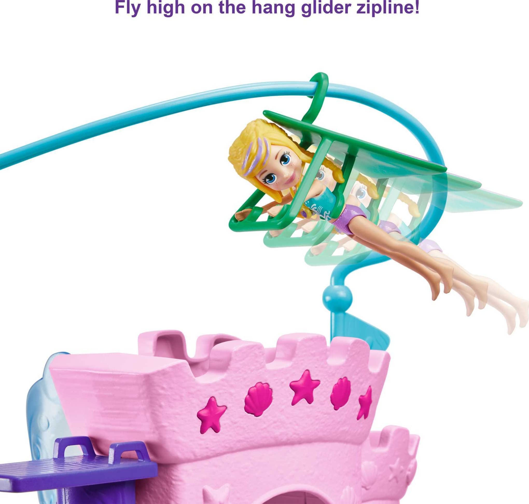 Foto 6 pulgar | Venta Internacional- Set De Juego Polly Pocket Sea & Swim Adventure Con Muñeca Polly