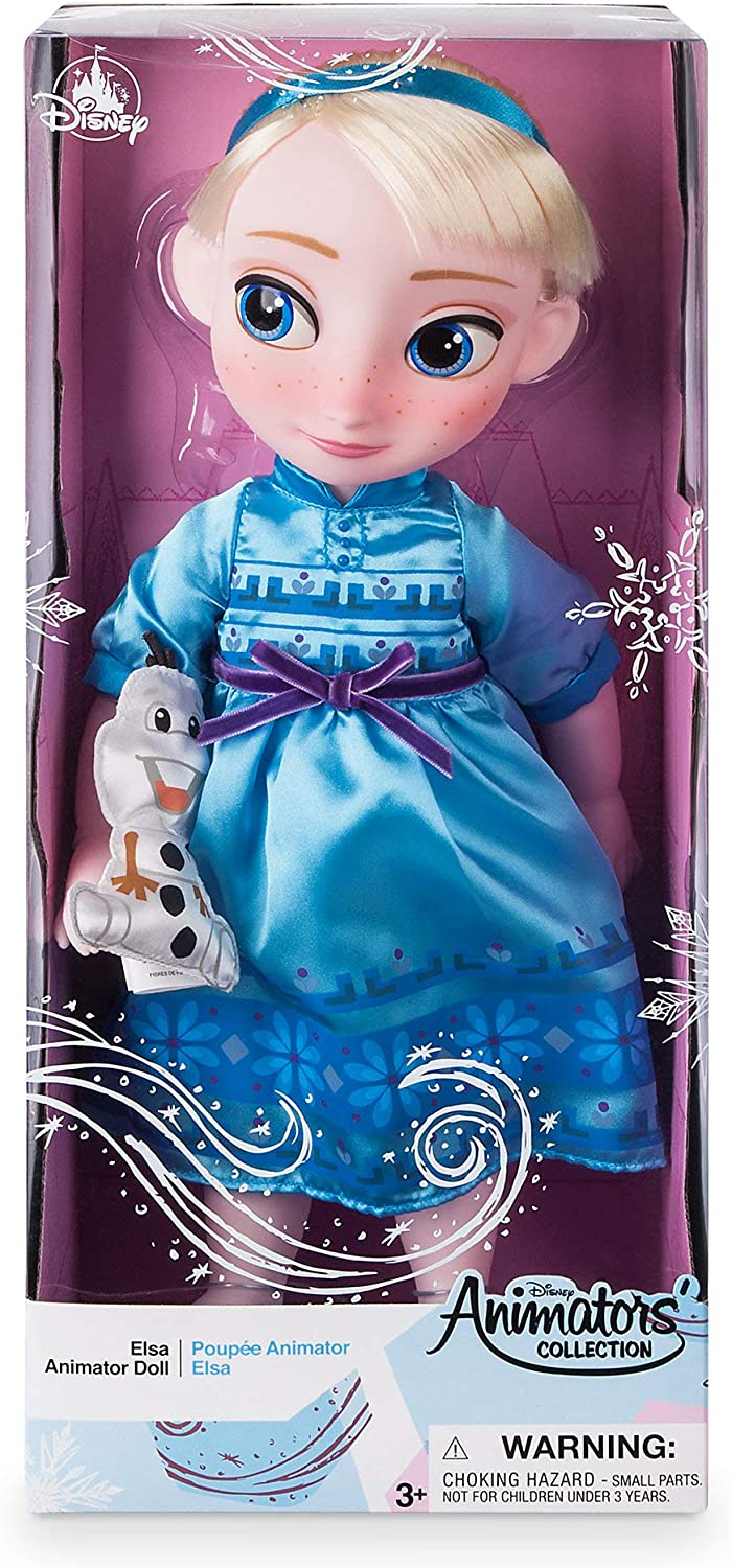 Foto 5 pulgar | Venta Internacional- Muñeca Elsa Frozen De La Colección Disney Animators De 40 Cm Con Olaf