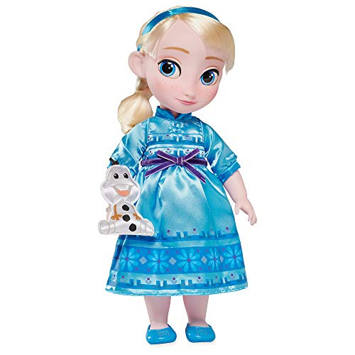 Foto 6 pulgar | Venta Internacional- Muñeca Elsa Frozen De La Colección Disney Animators De 40 Cm Con Olaf