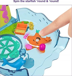 Foto 3 | Venta Internacional - Acuario de Burbujas Polly Pocket con Tema Subacuático