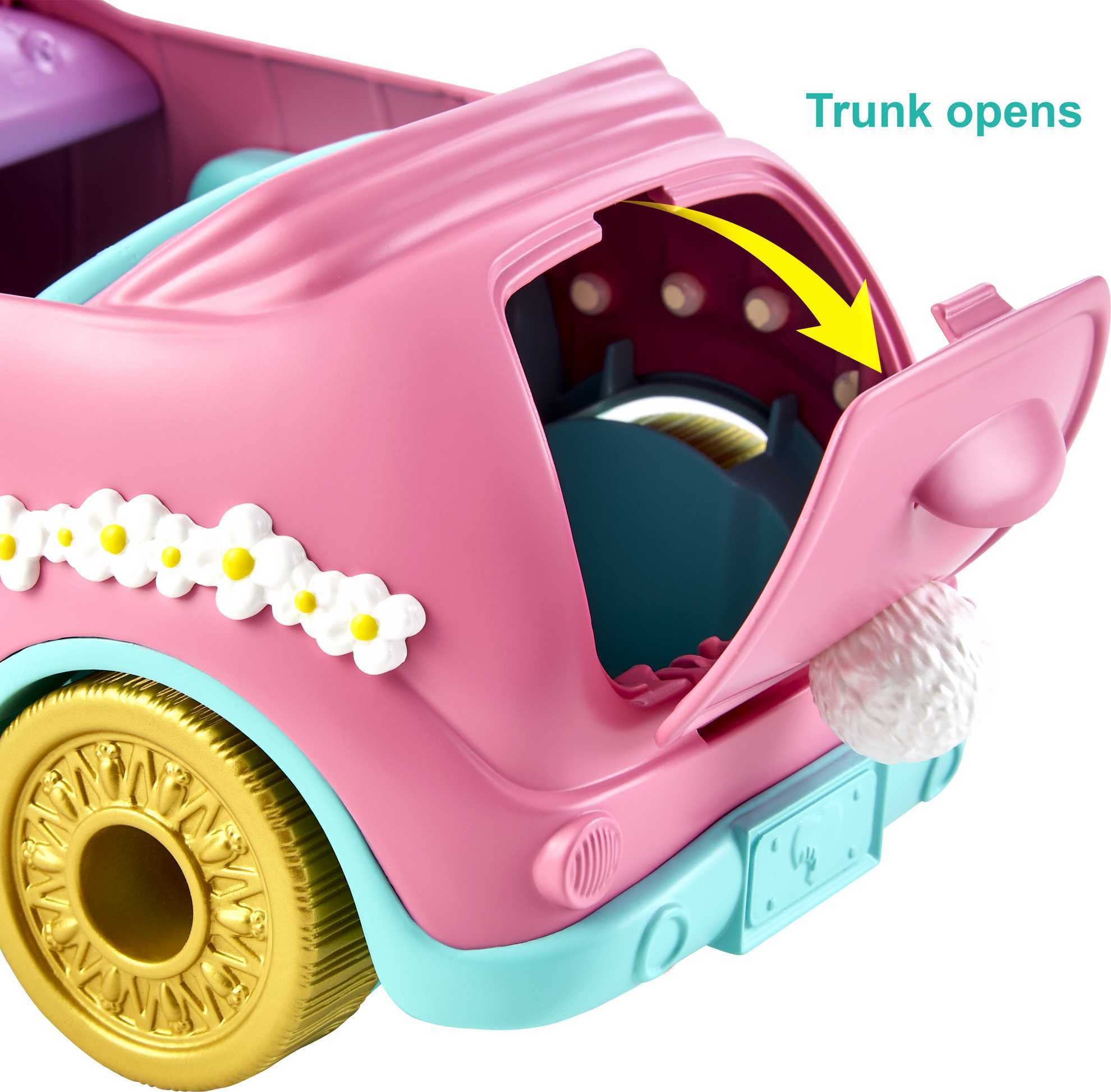 Foto 5 pulgar | Venta Internacional - Muñeca Enchantimals con Auto y  Accesorios