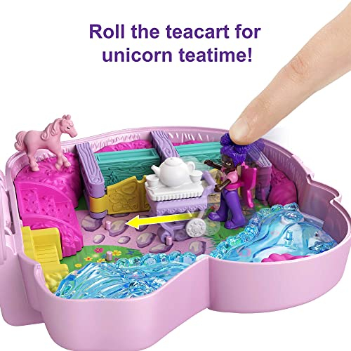 Foto 5 | Venta Internacional-Polly Pocket Unicornio Bosque Compacto Fiesta