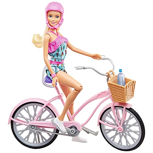 Foto 2 pulgar | Venta Internacional-Muñeca Barbie Ftv96 con Bicicleta y Accesorios