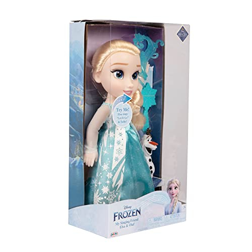 Foto 4 pulgar | Muñeca Diuspeed Elsa Classic My Singing Friend con Figura de Olaf y Accesorios Frozen de Disney