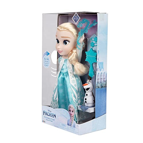 Foto 5 pulgar | Muñeca Diuspeed Elsa Classic My Singing Friend con Figura de Olaf y Accesorios Frozen de Disney