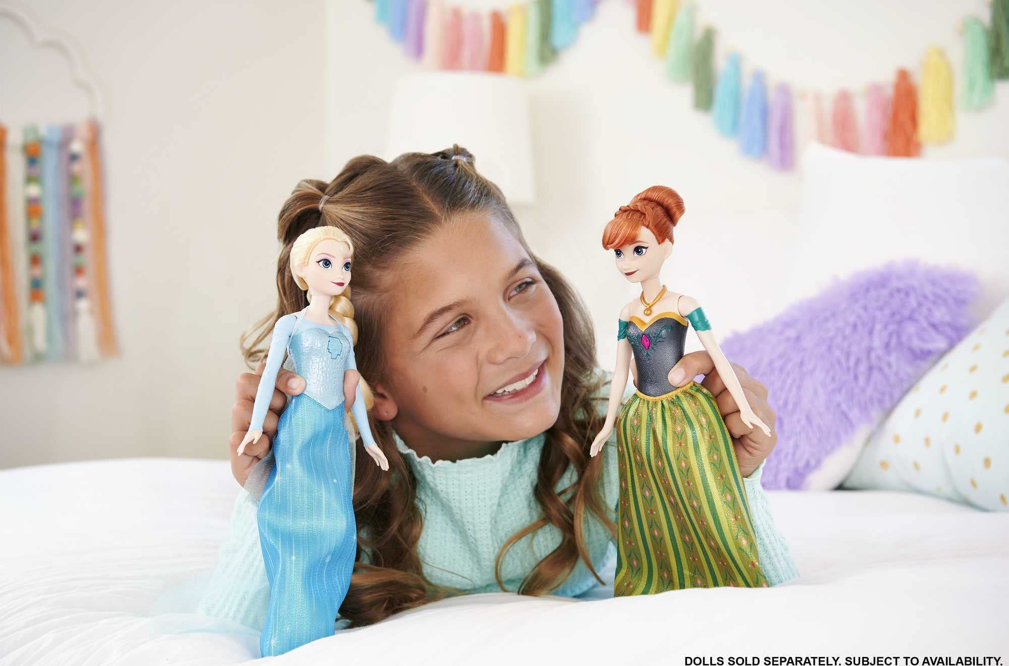 Foto 4 pulgar | Venta Internacional- Juguetes Singing Anna Doll Disney Frozen Mattel