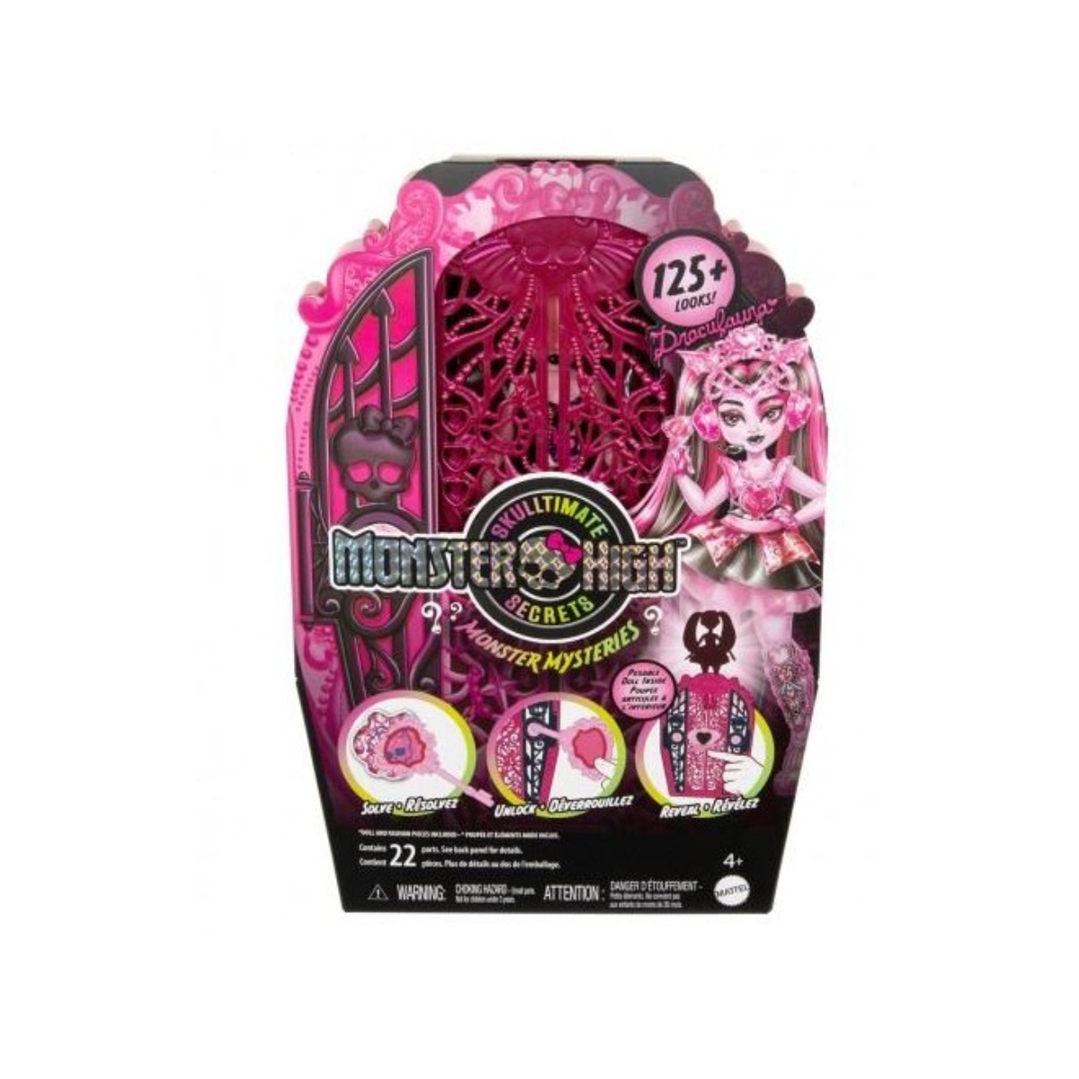 Foto 1 | Muñeca Mh Skulltimates Secrets S 4 Draculaura