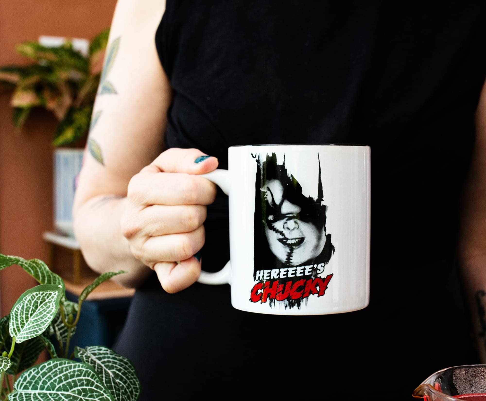 Foto 6 pulgar | Taza Silver Buffalo Child's Play Here's Chucky 600 Ml - Venta Internacional.