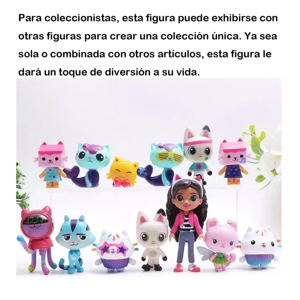 Foto 6 pulgar | 13 Figuras Gabby Dollhouse Juguete Belug  Multicolor