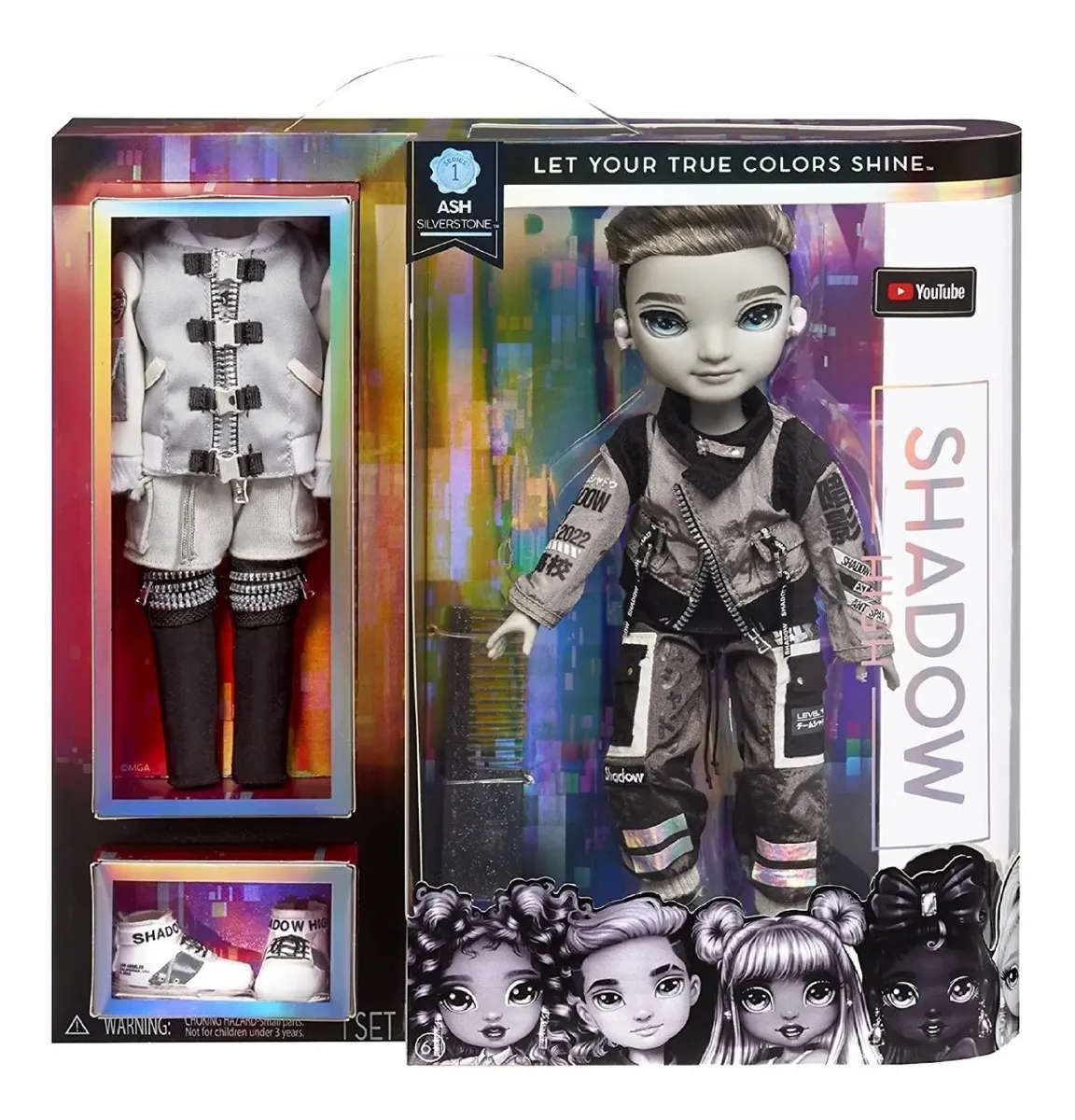 Foto 2 | Rainbow High Shadow Ash Silverstone Con 2 Outfits