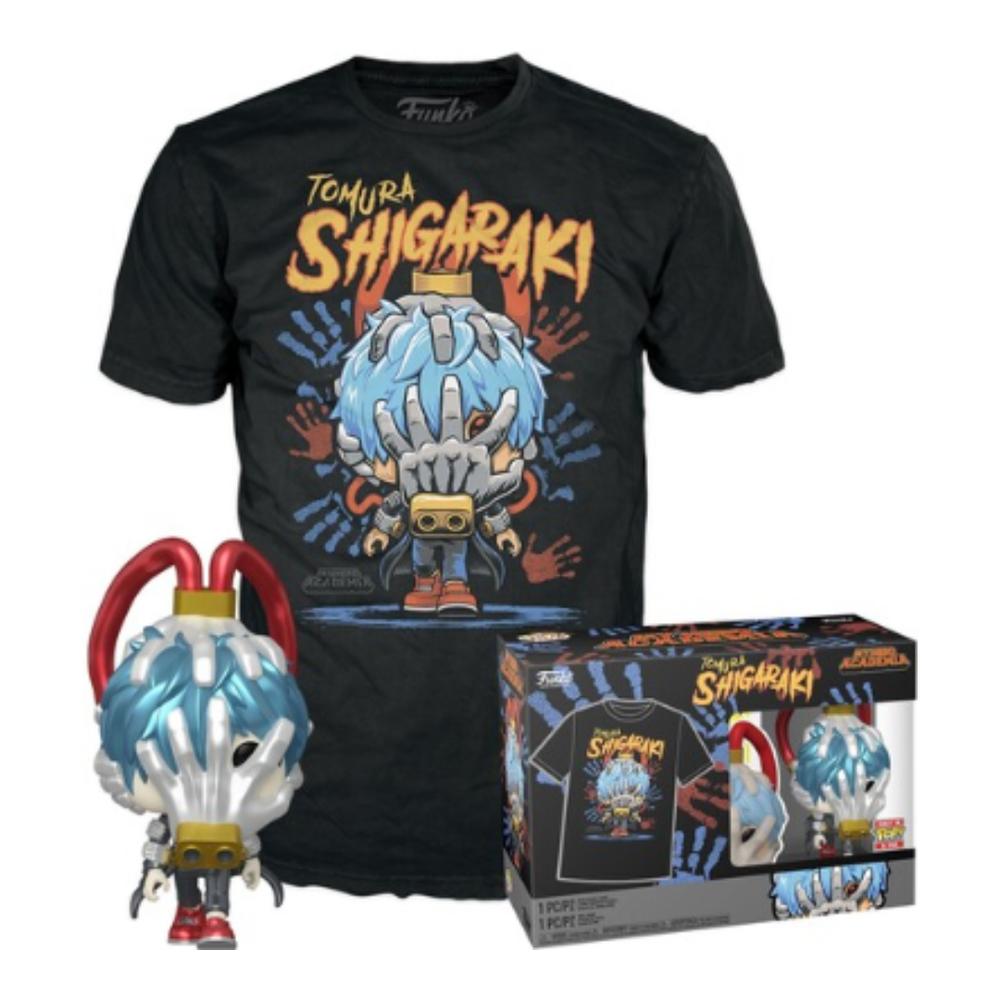 Foto 4 pulgar | Funko Pop & Tee: My Hero Academia - Playera Grande Con Shigaraki Metalico