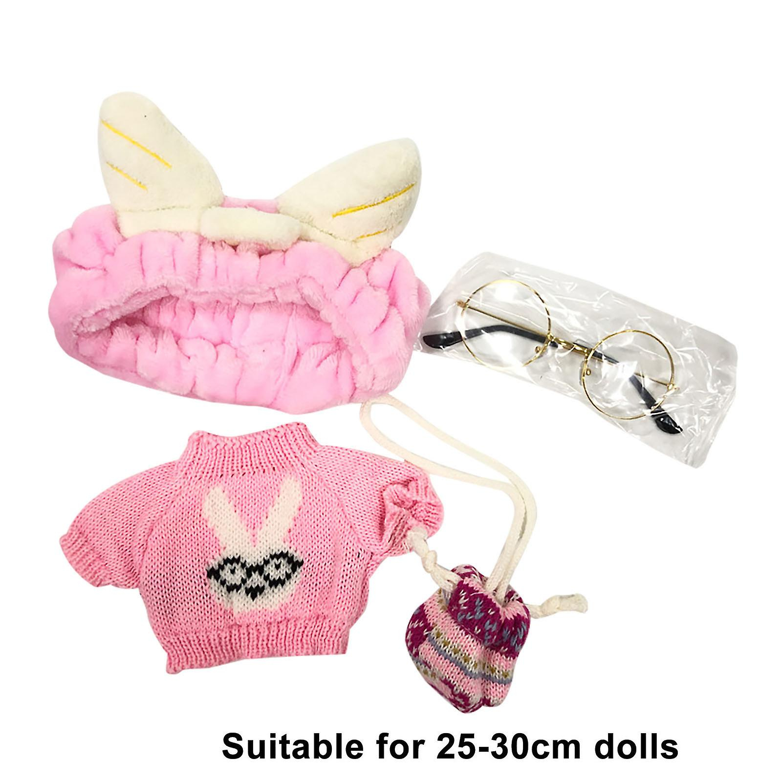 Foto 2 pulgar | Set De Ropa Para Muñeca Lalafanfan De 30 Cm Con Gafas  Gorra Y Suéter - Venta Internacional.