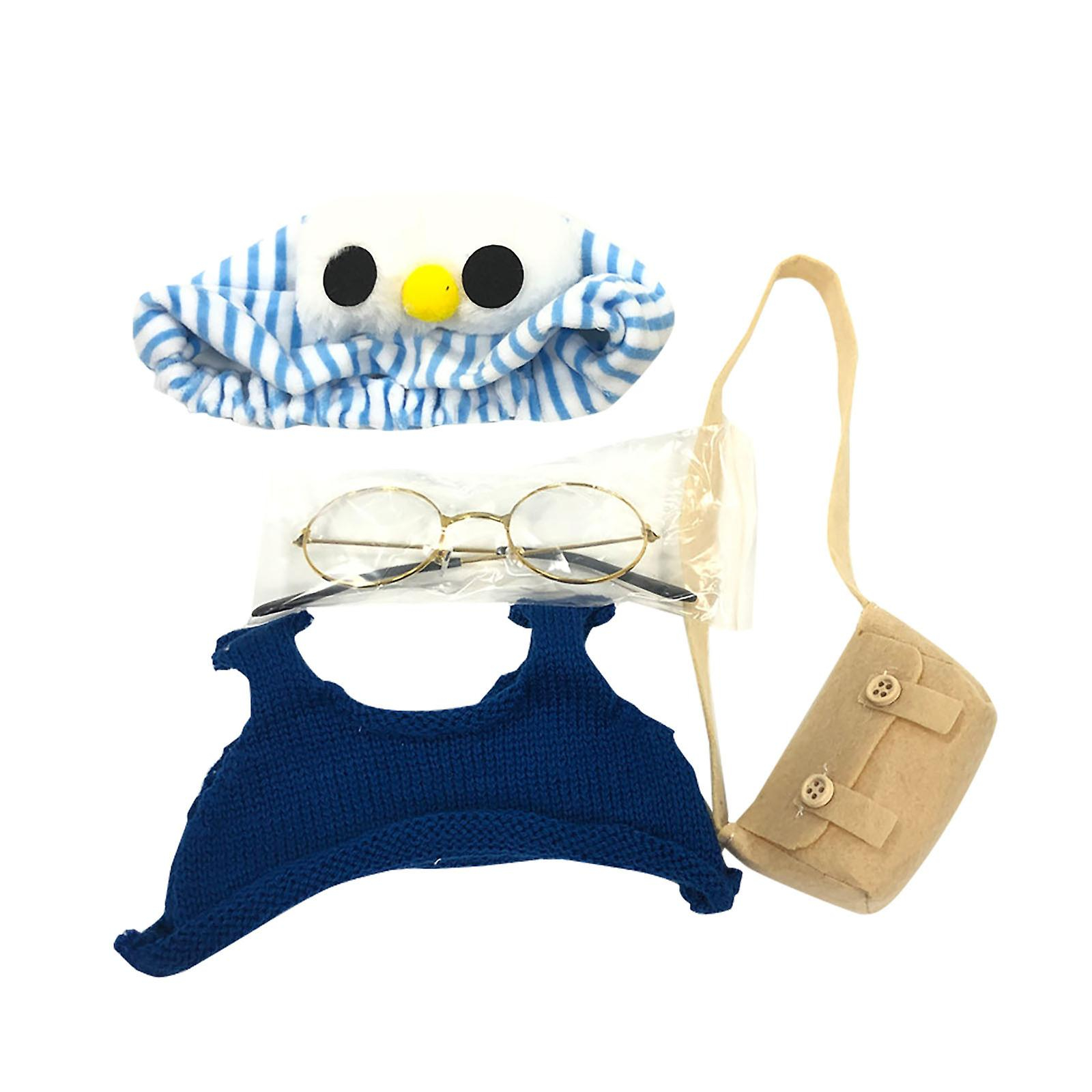 Foto 3 pulgar | Set De Ropa Para Muñeca Lalafanfan De 30 Cm Con Gafas  Gorra Y Suéter - Venta Internacional.