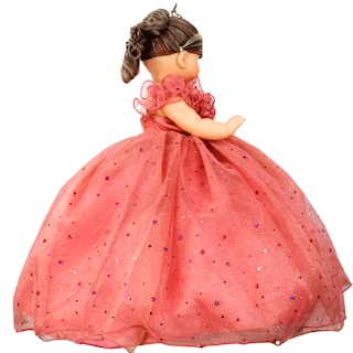 Foto 4 | Muñeca Quinceañera Recuerdo 15 Años Coral Peinada 33 Cm