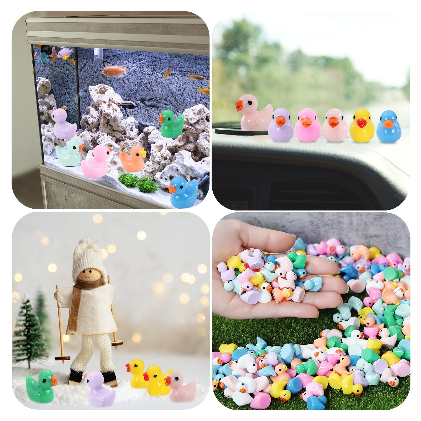 Foto 7 pulgar | Venta Internacional - Minifiguras De Pato Louhua, Paquete De 220 Unidades, Para Decoración De Casas De Muñecas