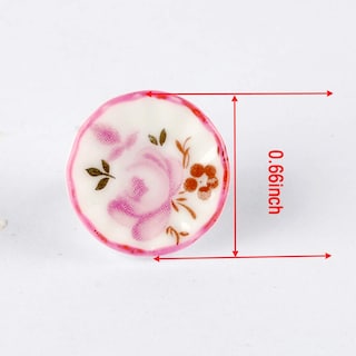 Foto 3 | Juego De Tazas De Té De Cerámica Baenrcy Kitchen Accessories Para Casas De Muñecas - Venta Internacional.