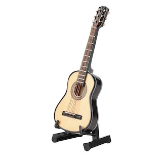 Foto 6 | Guitarra Miniatura Zjchao, Modelo Minicasa De Muñecas Musical De Madera - Venta Internacional.
