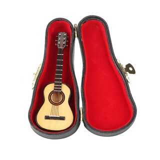 Foto 7 | Guitarra Miniatura Zjchao, Modelo Minicasa De Muñecas Musical De Madera - Venta Internacional.