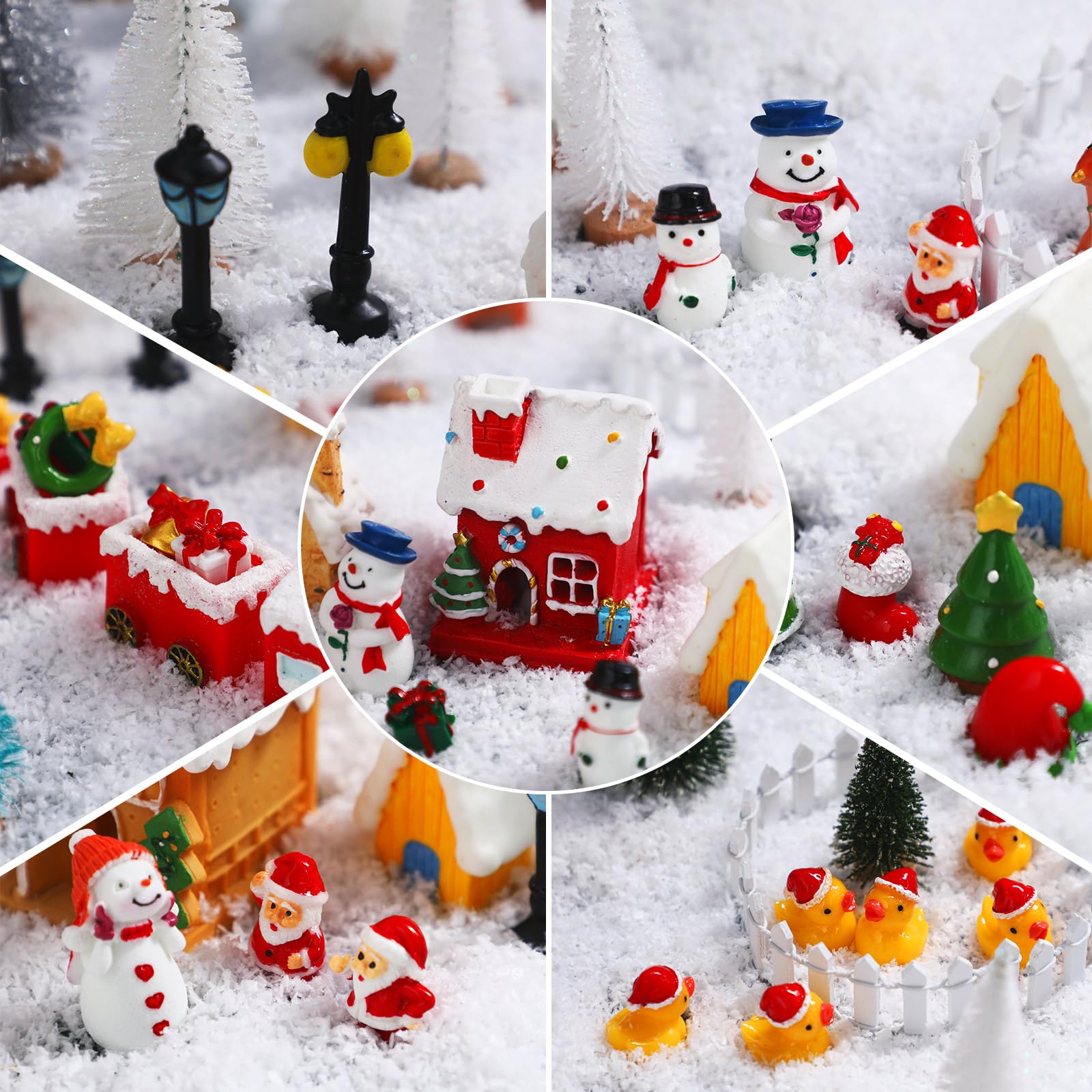 Foto 6 | Kit De Adornos Navideños En Miniatura Hiboom, 200 Unidades, Resina - Venta Internacional.