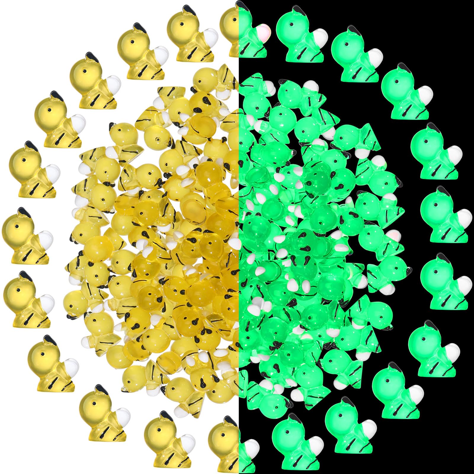 Foto 2 pulgar | Adornos Hiboom, Luminosos Y Diminutos Abejitas De Resina, 100 Unidades, Que Brillan En Da - Venta Internacional.