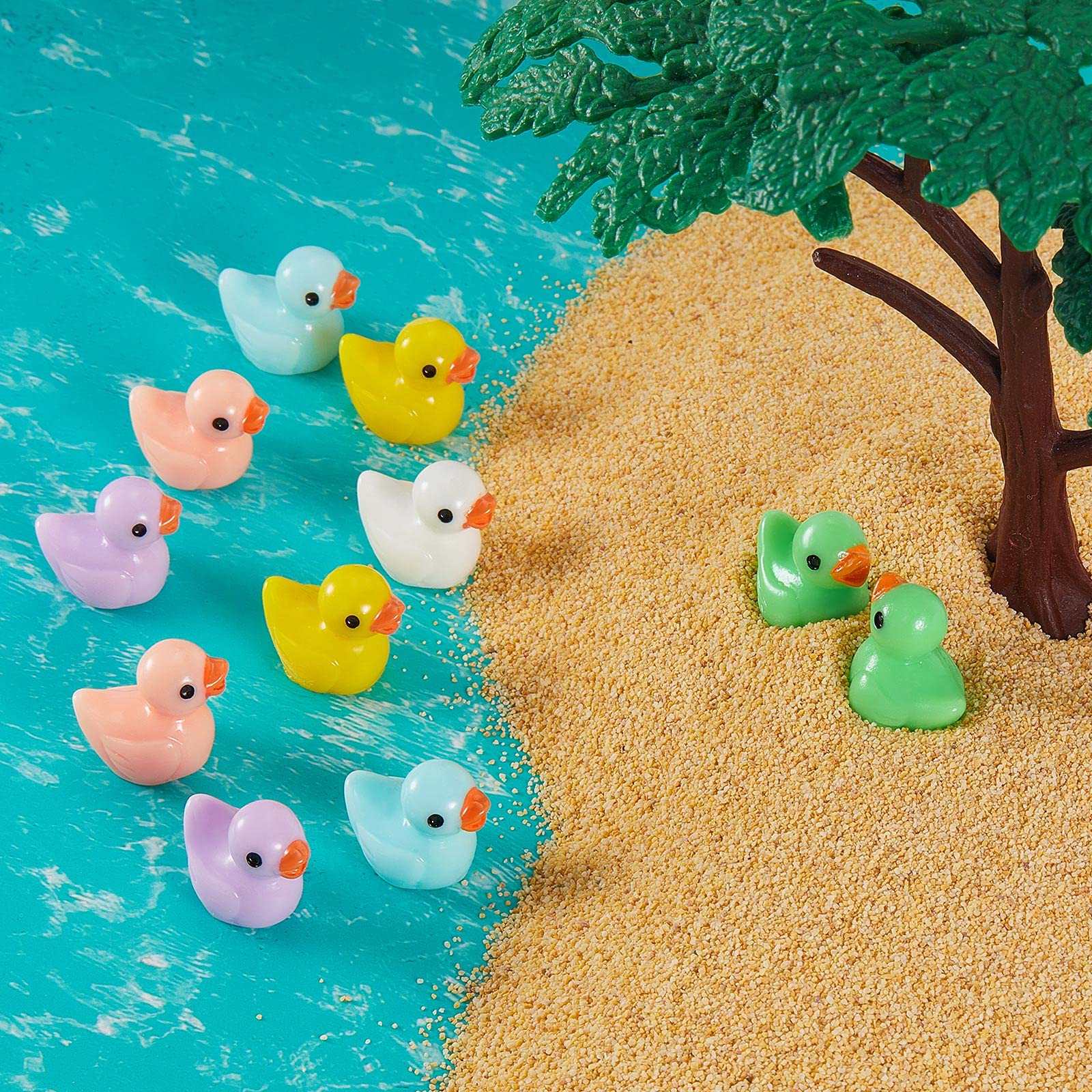 Foto 4 | Minifiguras De Pato De Resina Ornament Chalyna 200 Para Decoración - Venta Internacional.