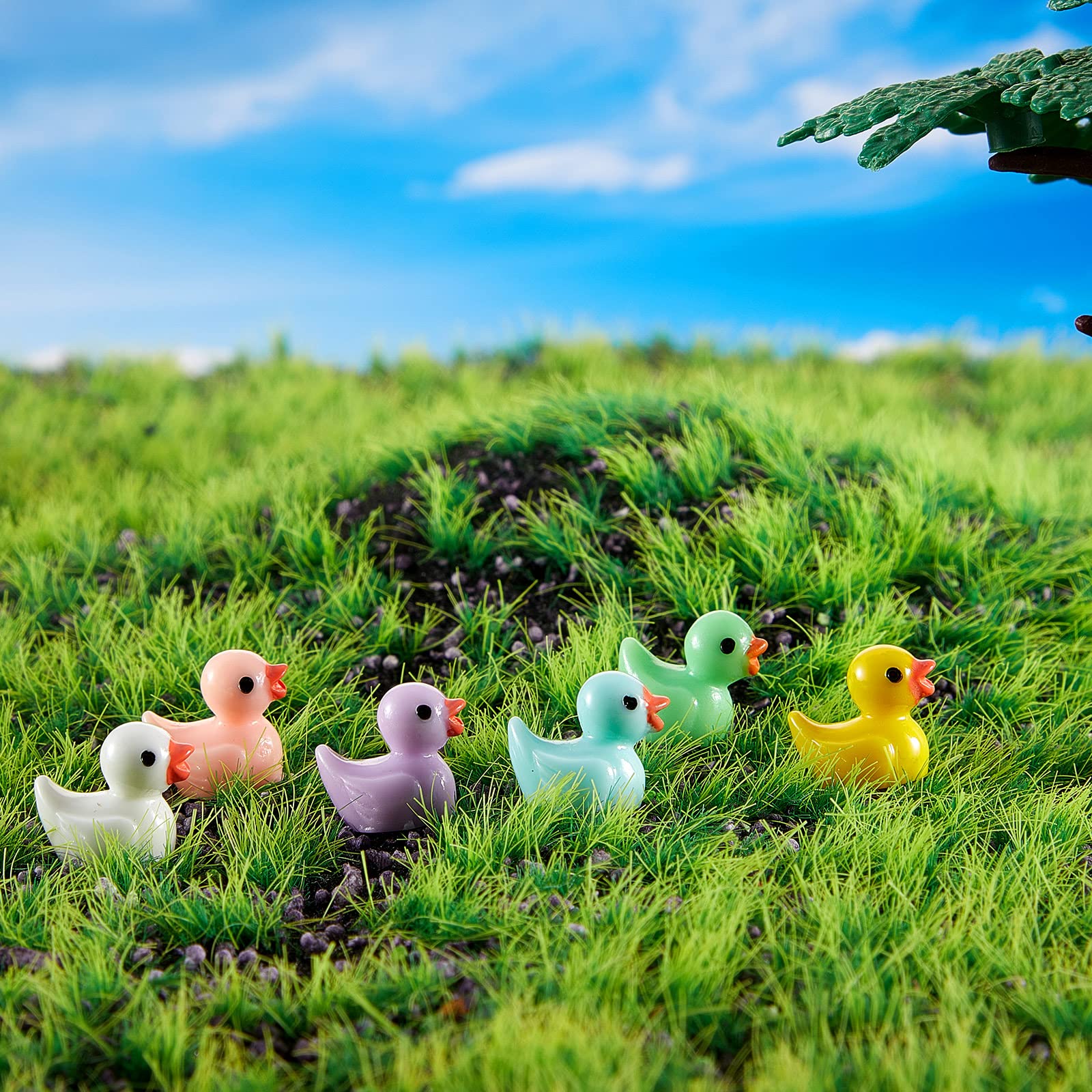Foto 5 | Minifiguras De Pato De Resina Ornament Chalyna 200 Para Decoración - Venta Internacional.