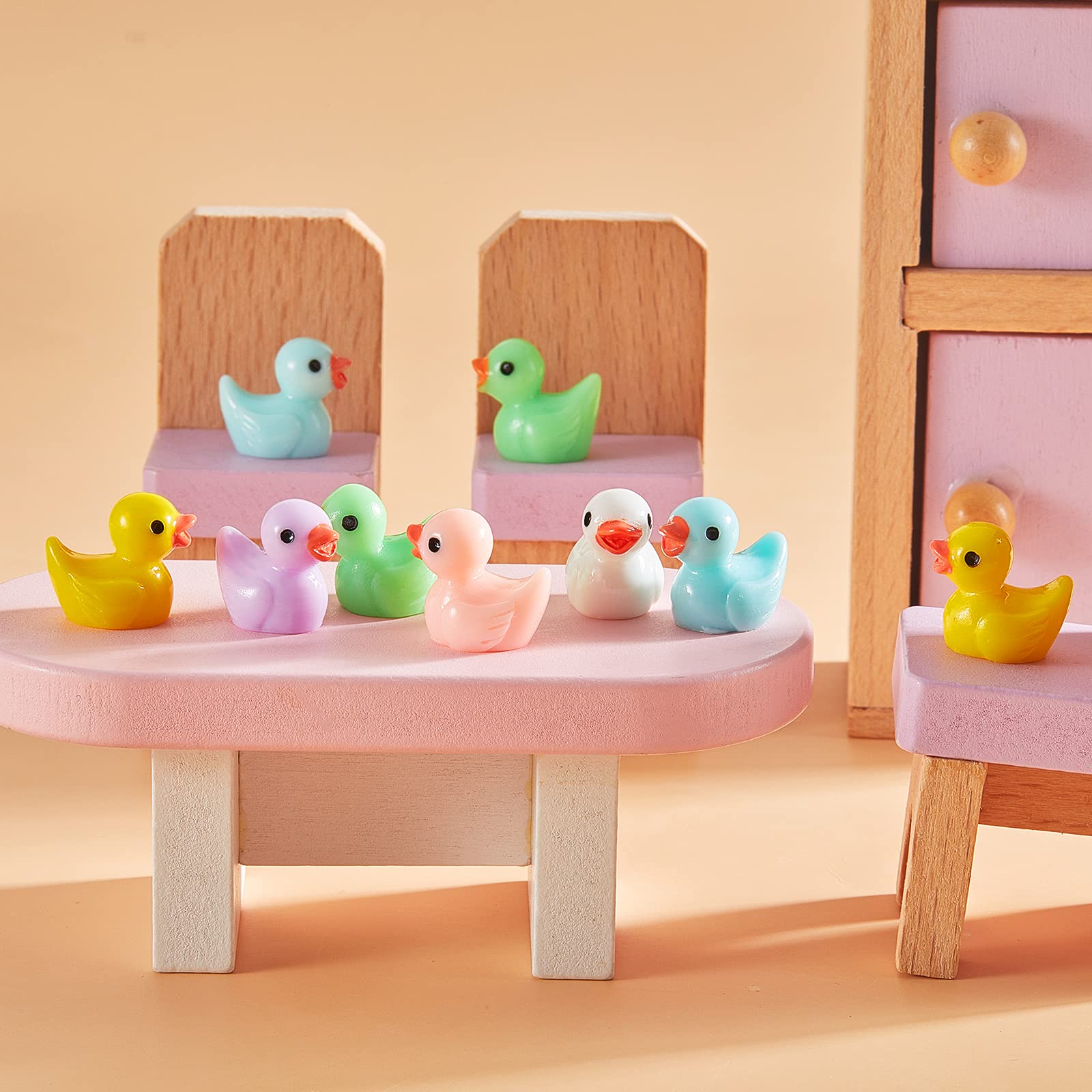 Foto 6 | Minifiguras De Pato De Resina Ornament Chalyna 200 Para Decoración - Venta Internacional.
