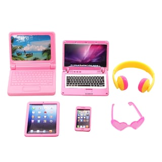 Foto 1 | Set De Accesorios Para Muñecas Miunana Dollhouse Con Teléfono Para Computadora - Venta Internacional.