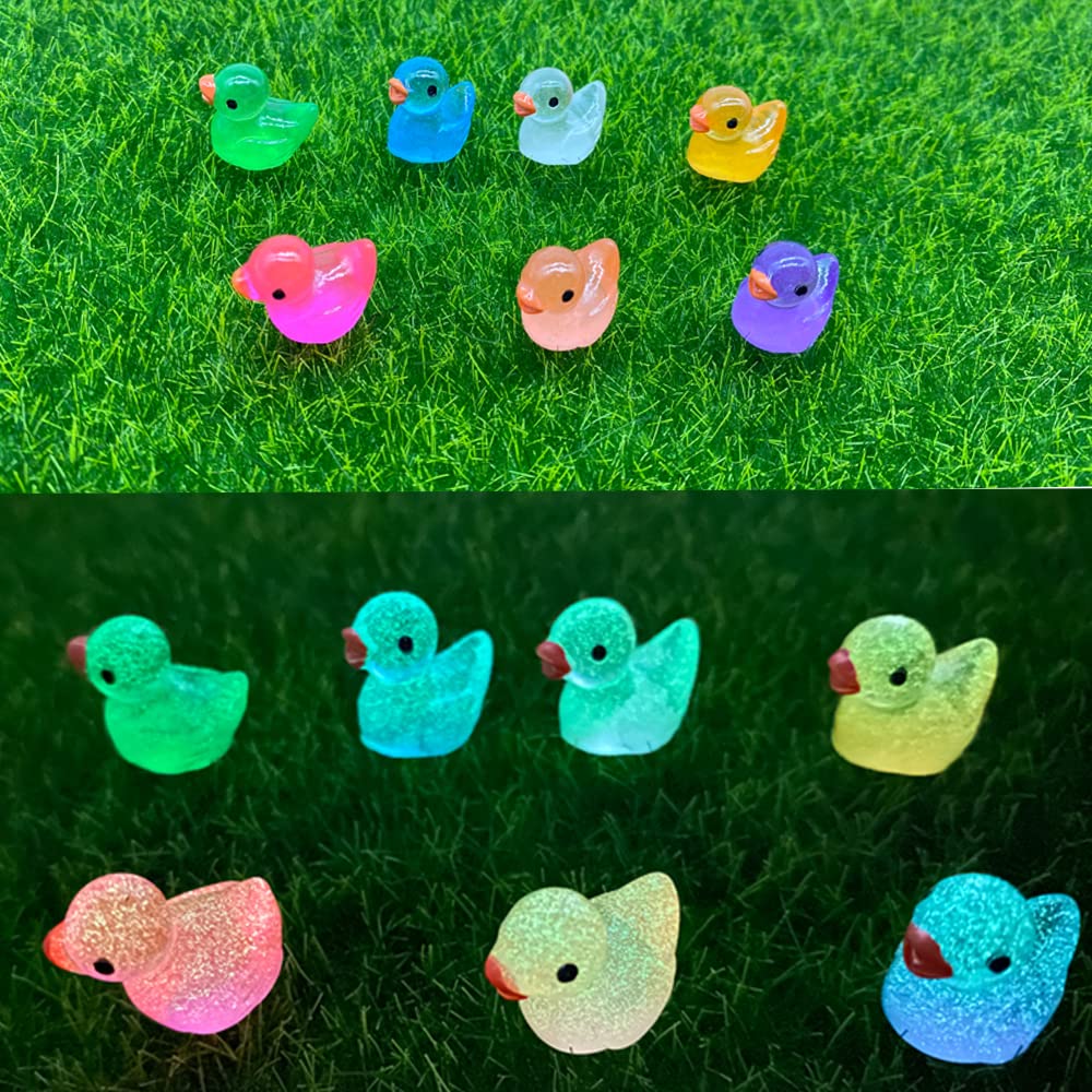 Foto 5 pulgar | Figuras De Pato En Miniatura Aweelon Luminous Tiny Ducks X100 - Venta Internacional.