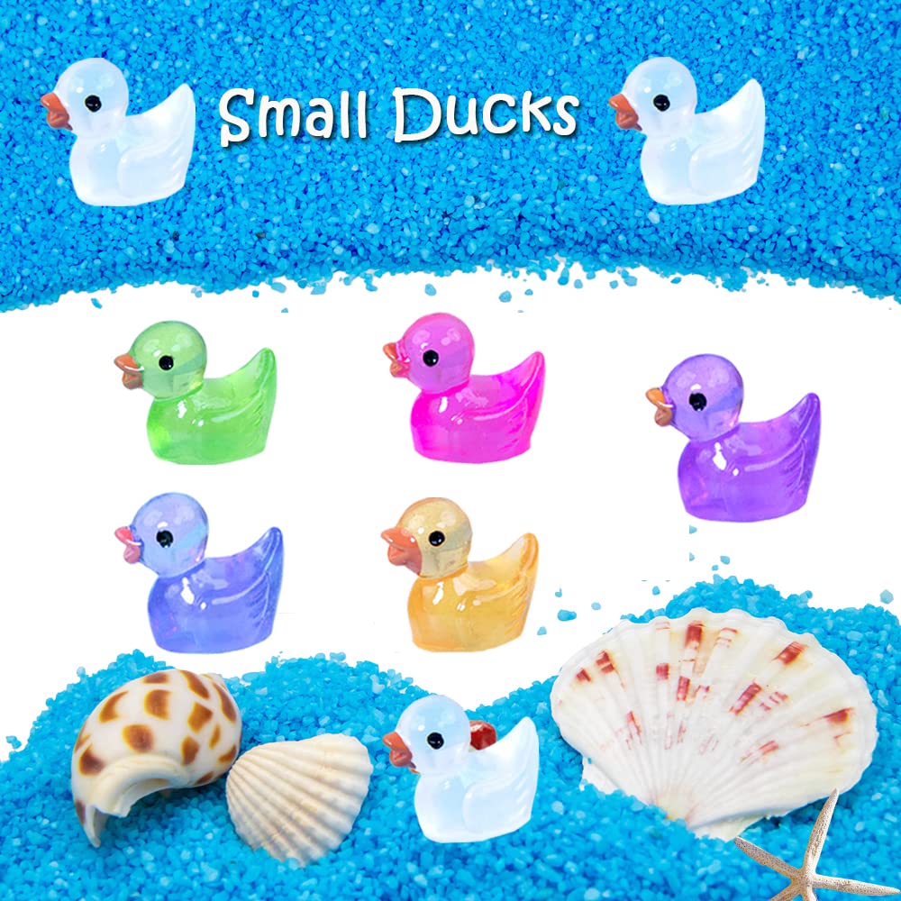 Foto 6 | Figuras De Pato En Miniatura Aweelon Luminous Tiny Ducks X100 - Venta Internacional.