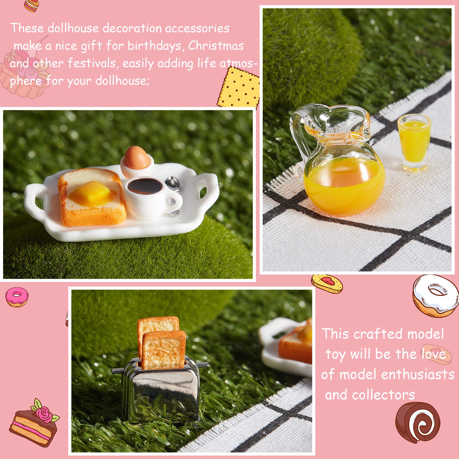 Foto 4 pulgar | Set De Accesorios De Cocina En Miniatura Dollhouse Miniature Scene Model - Venta Internacional.