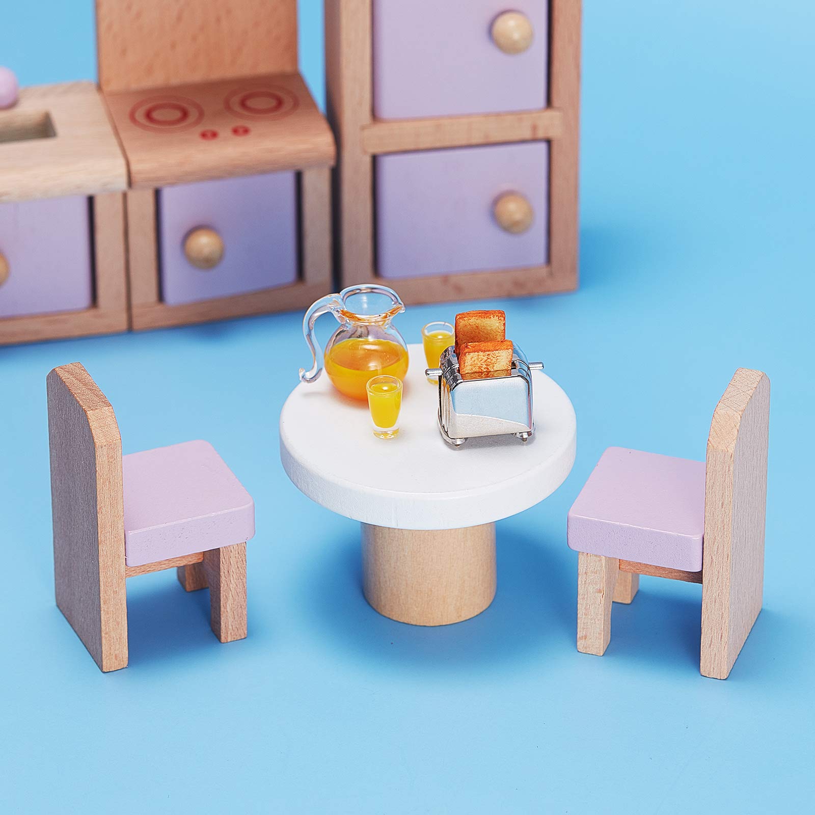 Foto 8 pulgar | Set De Accesorios De Cocina En Miniatura Dollhouse Miniature Scene Model - Venta Internacional.