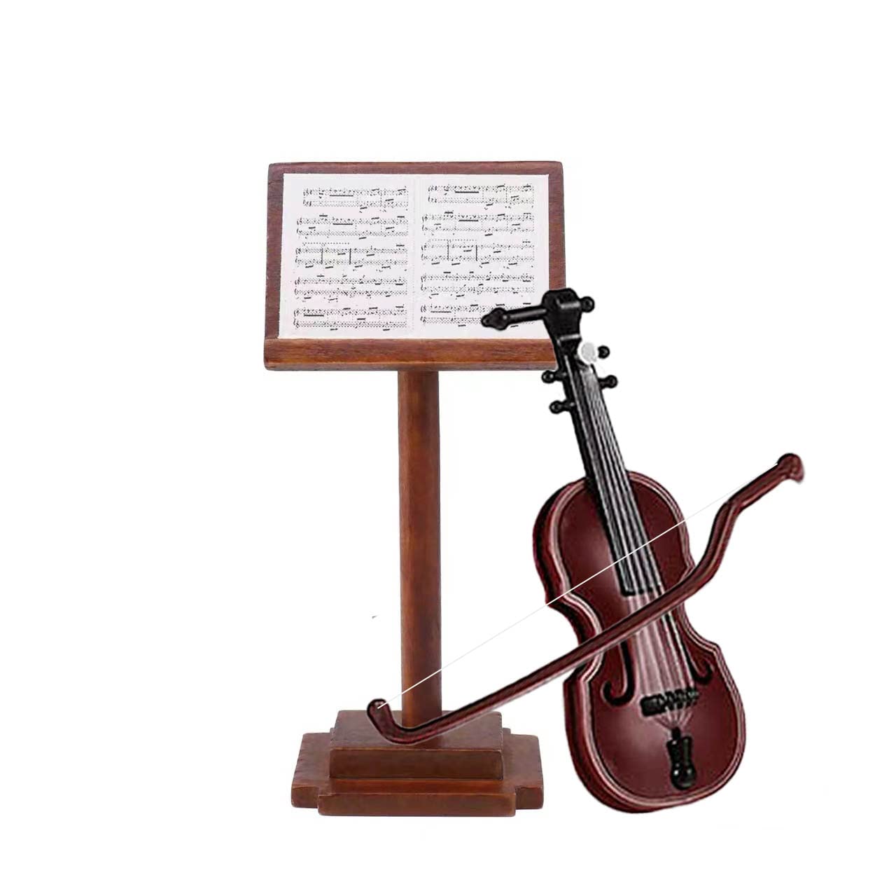 Foto 7 | Violín Miniatura Dollhouse Instrumento Musical Hiawbon 1:12 - Venta Internacional.