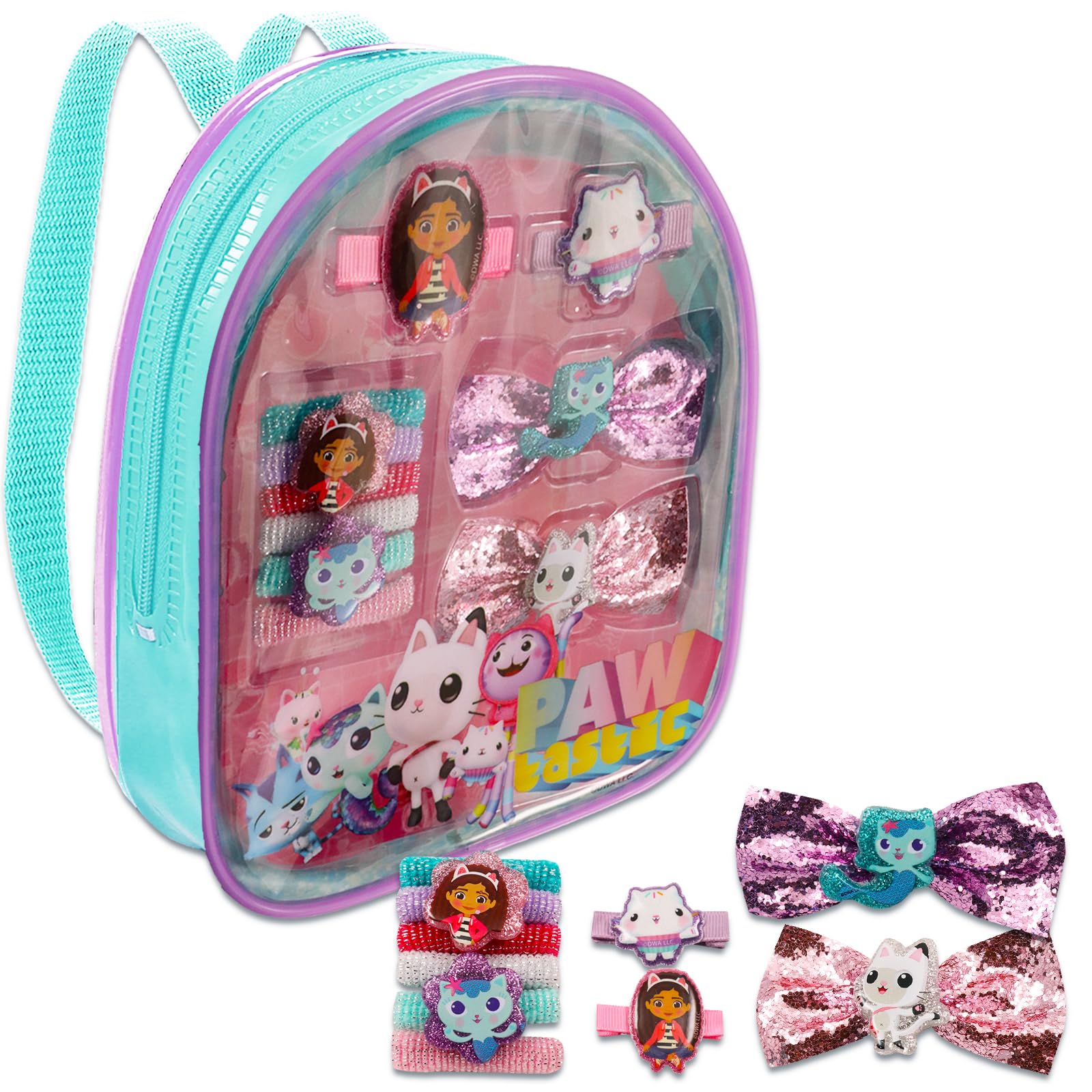 Foto 2 | Set De Accesorios Para El Cabello Gabby's Dollhouse, 10 Unidades, Con Bolsa Y Pegatina - Venta Internacional.