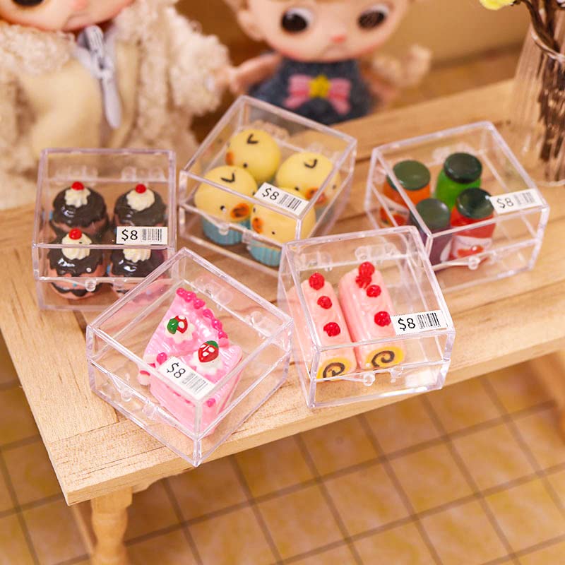 Foto 4 pulgar | Kit De Comida En Miniatura Hiawbon A Escala 1:12 Con Caja De Almacenamiento (9 Juegos) - Venta Internacional.
