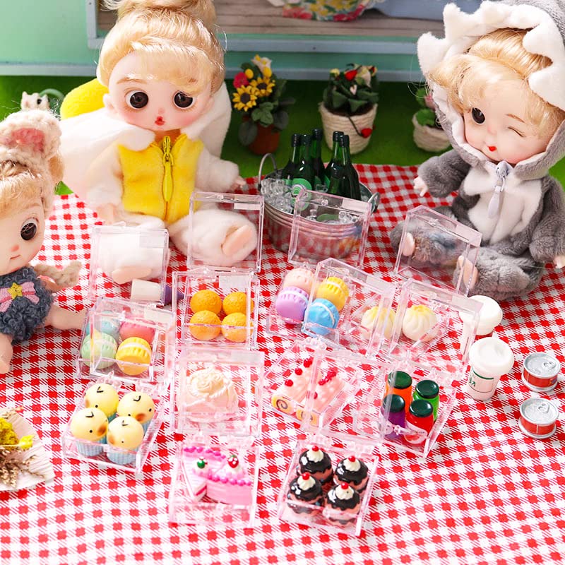Foto 5 pulgar | Kit De Comida En Miniatura Hiawbon A Escala 1:12 Con Caja De Almacenamiento (9 Juegos) - Venta Internacional.