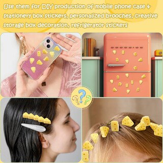Foto 3 | Figuras De Comida De Cocina En Miniatura Hiawbon Cheese X30 - Venta Internacional.