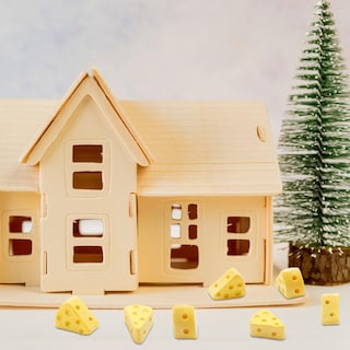 Foto 4 | Figuras De Comida De Cocina En Miniatura Hiawbon Cheese X30 - Venta Internacional.