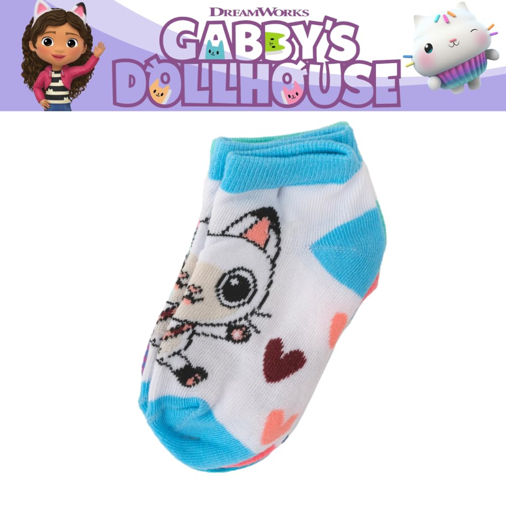 Foto 7 pulgar | Set De Calcetines Gabby's Dollhouse Para Niñas Pequeñas, 5 Pares, 4-7.5 - Venta Internacional.