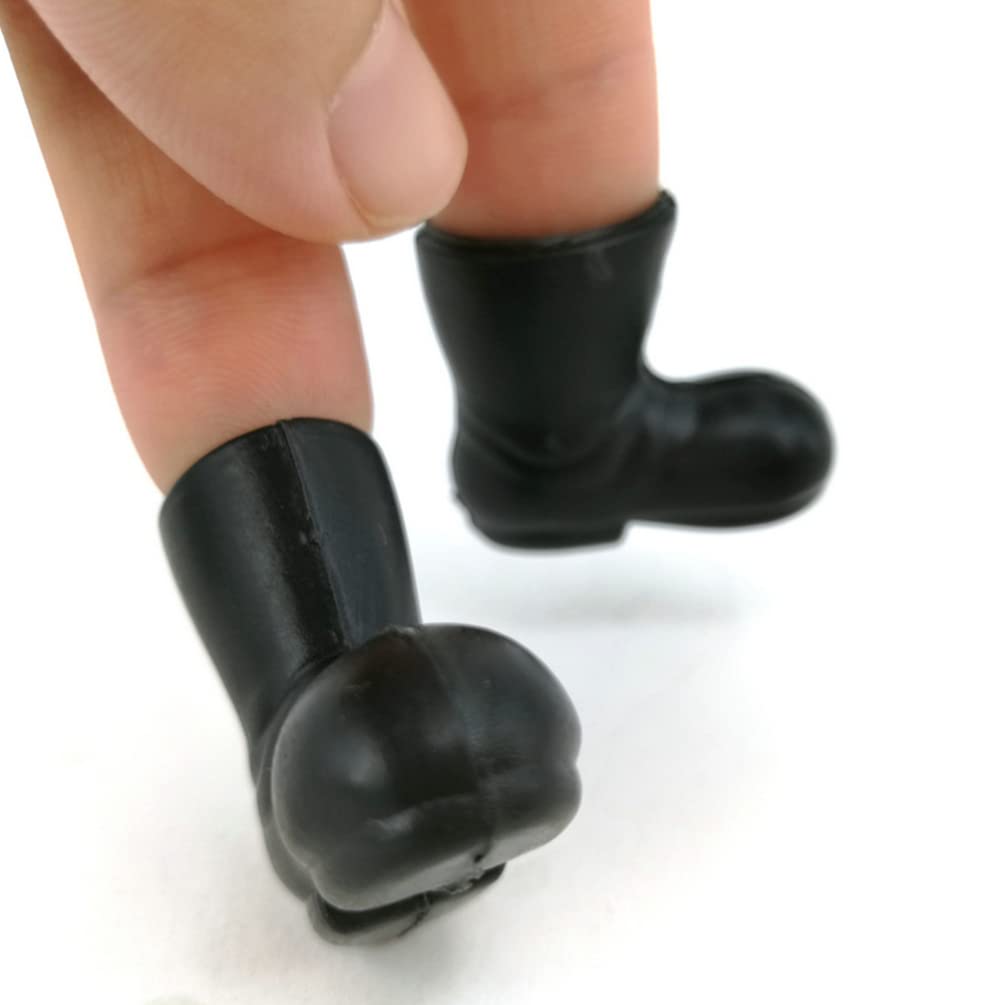 Foto 6 | Botas De Papá Noel En Miniatura Toyandona Negras, 3 Pares, Para Manualidades - Venta Internacional.