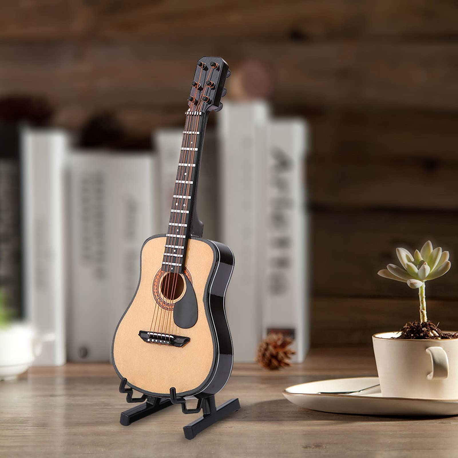 Foto 4 pulgar | Guitarra Miniatura Modelo Estink Con Soporte Y Caja De Almacenamiento - Venta Internacional.