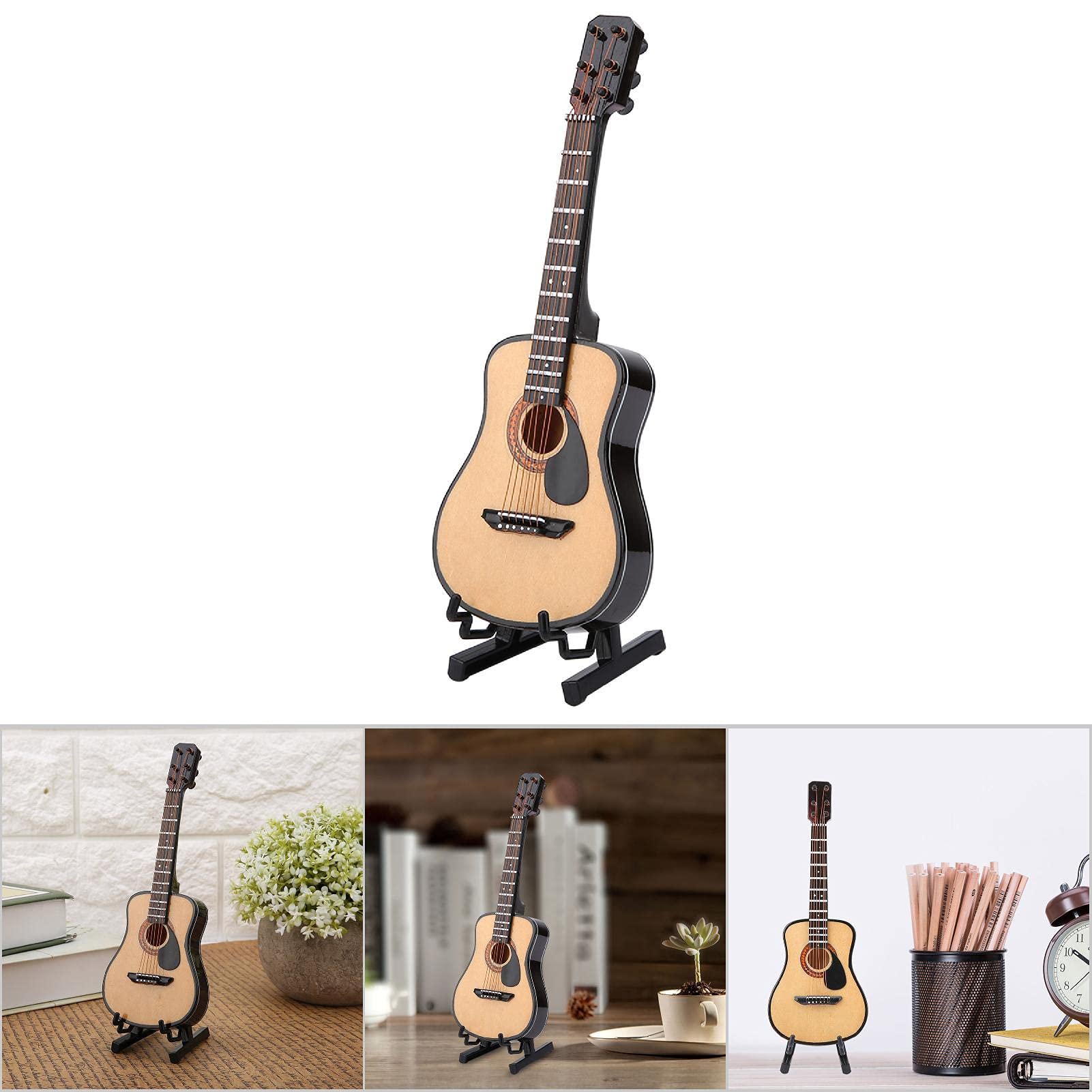 Foto 7 pulgar | Guitarra Miniatura Modelo Estink Con Soporte Y Caja De Almacenamiento - Venta Internacional.