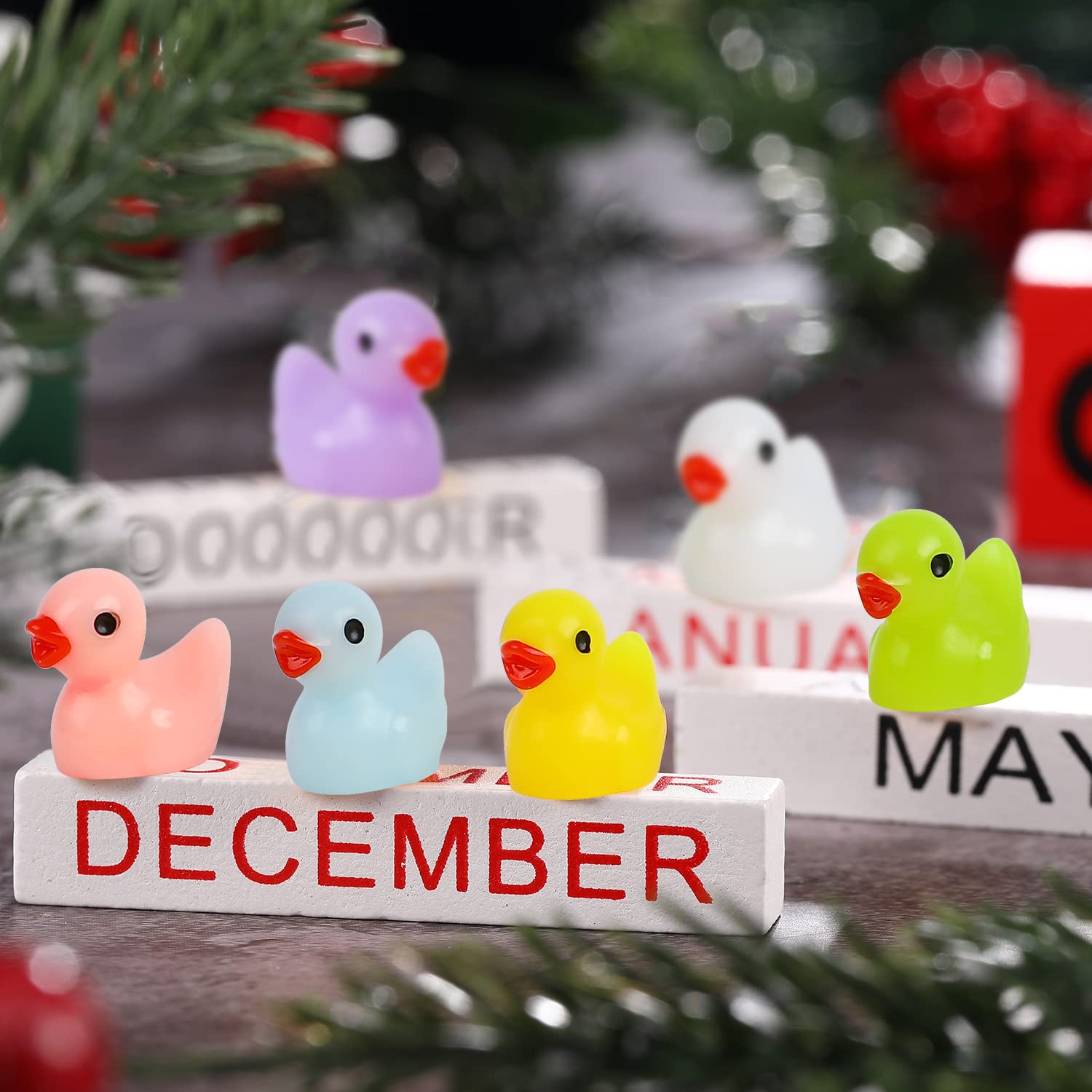 Foto 4 | Minifiguras En Miniatura De Pato De Resina Ccinee, 150 Unidades, Para Decoración - Venta Internacional.