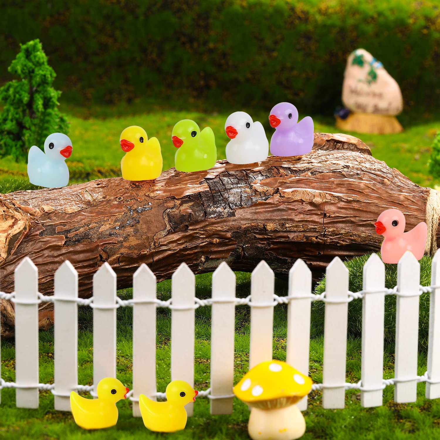 Foto 8 pulgar | Minifiguras En Miniatura De Pato De Resina Ccinee, 150 Unidades, Para Decoración - Venta Internacional.